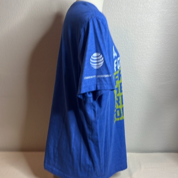 Blue V-Neck T-Shirt - Picture 3 of 6